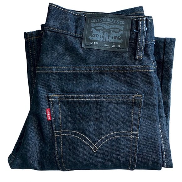 Levi’s Black Label 511 Slim boys 28x28 NWOT - Picture 1 of 5